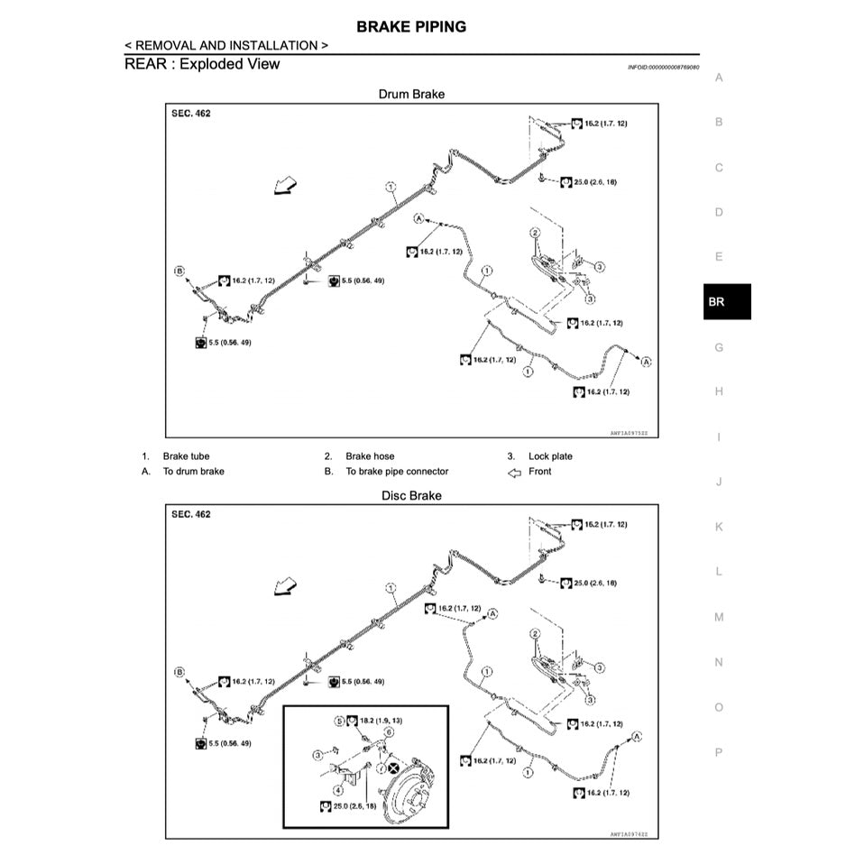NISSAN SENTRA / SYLPHY B17 (2012-2016) SERVICE WORKSHOP MANUAL - Image 9