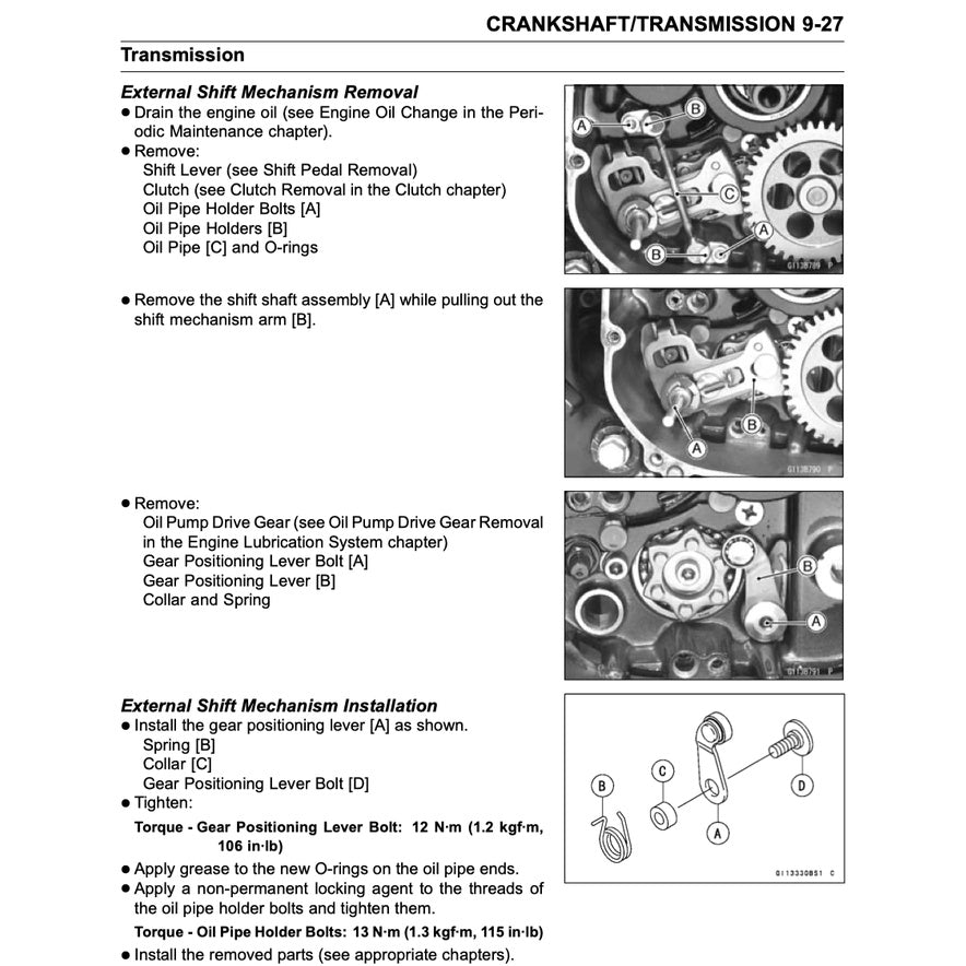 KAWASAKI Z800 (2012-2016) SERVICE WORKSHOP MANUAL + PARTS CATALOGUE + OWNER'S MANUAL - Image 6