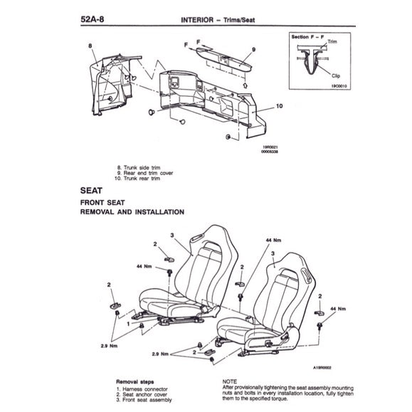 MITSUBISHI FTO (1994-2000) SERVICE WORKSHOP MANUAL - Image 5