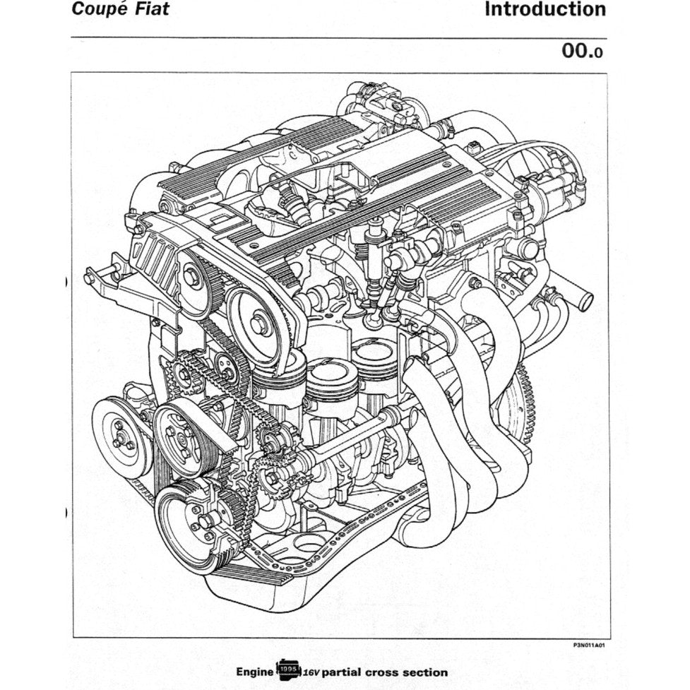 COUPE FIAT COUPE 175 (1993-2000) SERVICE WORKSHOP MANUAL + OWNER's HANDBOOK - Image 3
