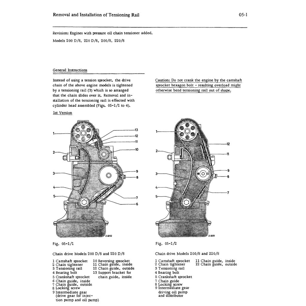 MERCEDES-BENZ ENGINE M115 (1968–1976) SERVICE WORKSHOP MANUAL - Image 8