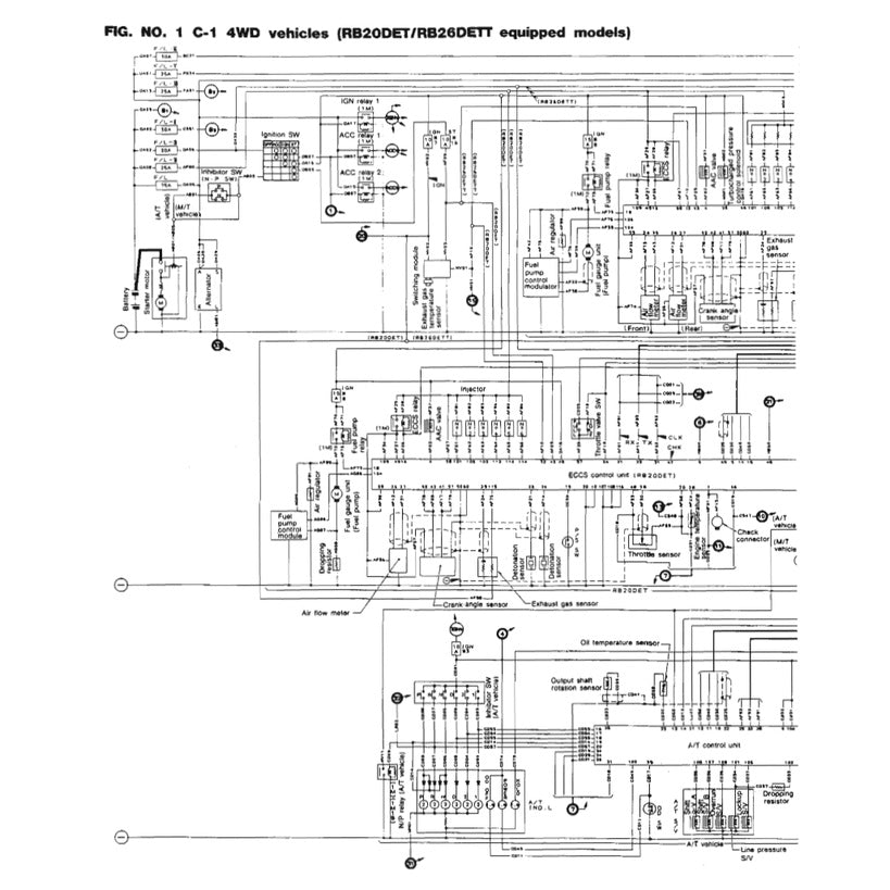 NISSAN SKYLINE GT-R R32 (1989-1994) SERVICE WORKSHOP MANUAL - Image 10