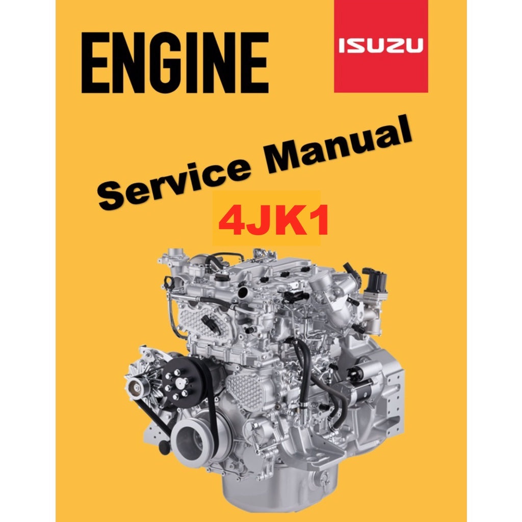 ISUZU ENGINE 4JK1 SERVICE WORKSHOP MANUAL- ISUZU D-MAX