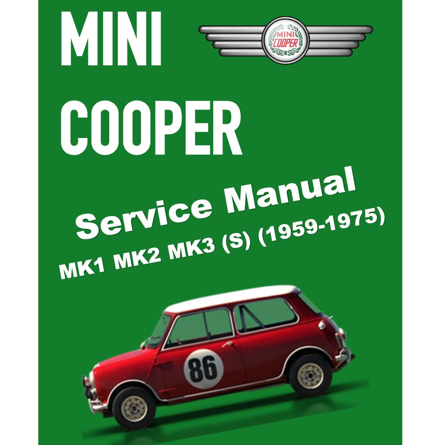 Mini Cooper MK1 MK2 MK3 (S) (1959-1975) SERVICE WORKSHOP MANUAL - Image 2
