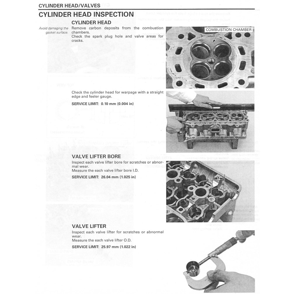 HONDA CBR1000RR (2004-2007) SERVICE WORKSHOP MANUAL + PARTS CATALOGUE + OWNER'S MANUAL - Image 5