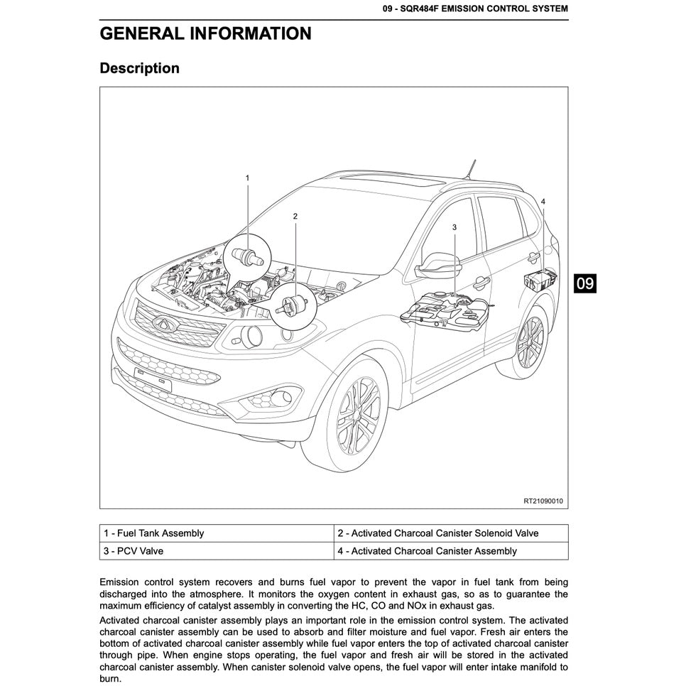 CHERY TIGGO 5 T21 (2014-2021) SERVICE WORKSHOP MANUAL - Image 6