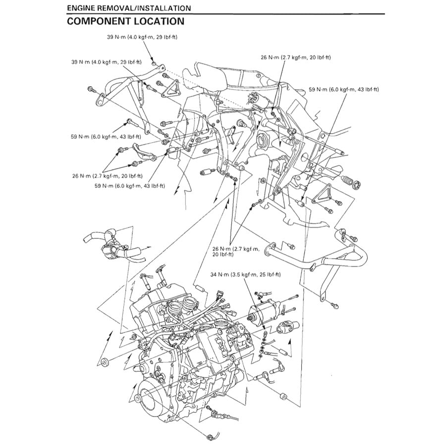 HONDA ST1300/A (2003-2010) SERVICE WORKSHOP MANUAL + PARTS CATALOGUE + OWNER'S MANUAL - Image 5