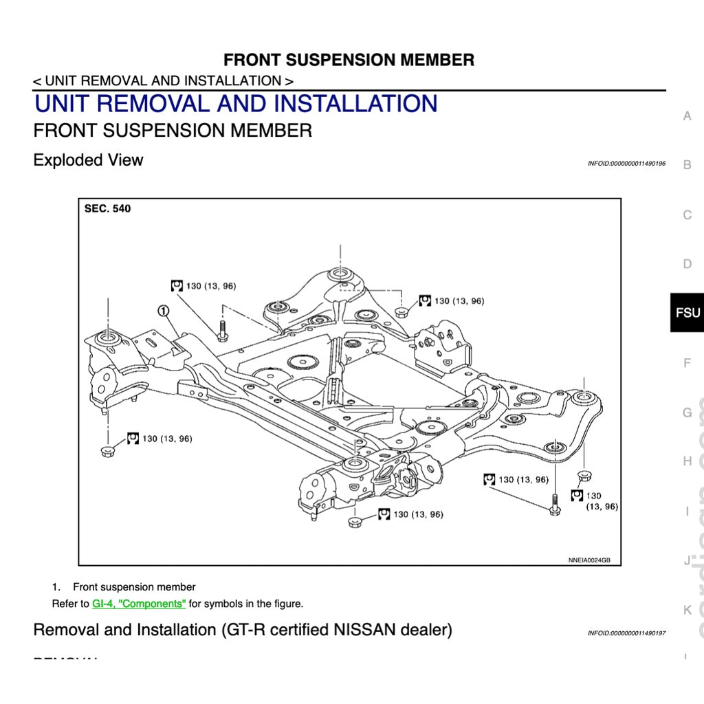 NISSAN GT-R R35 (2015-2017) SERVICE WORKSHOP MANUAL - Image 5