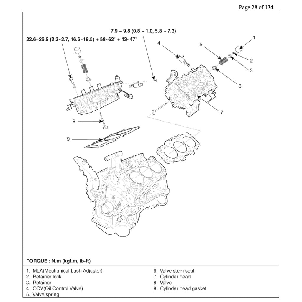 HYUNDAI SANTA FE CM (2007-2012) SERVICE WORKSHOP MANUAL - Image 5