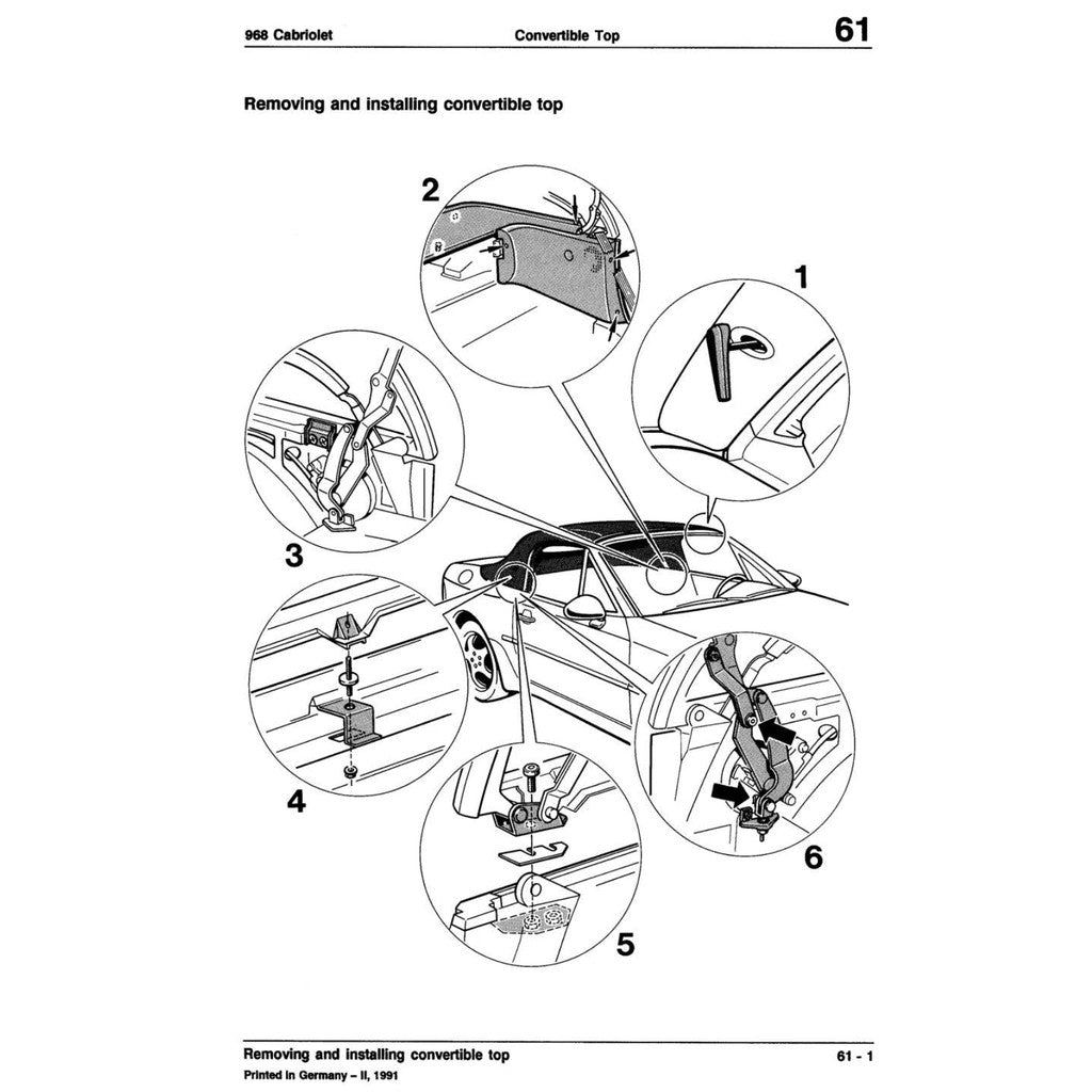 PORSCHE 968 (1991-1995) SERVICE WORKSHOP MANUAL - Image 4