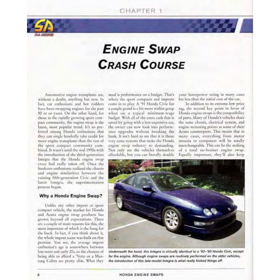 HONDA ENGINE SWAPS (2008) H, B, D, K & ZC SERIES - Image 4