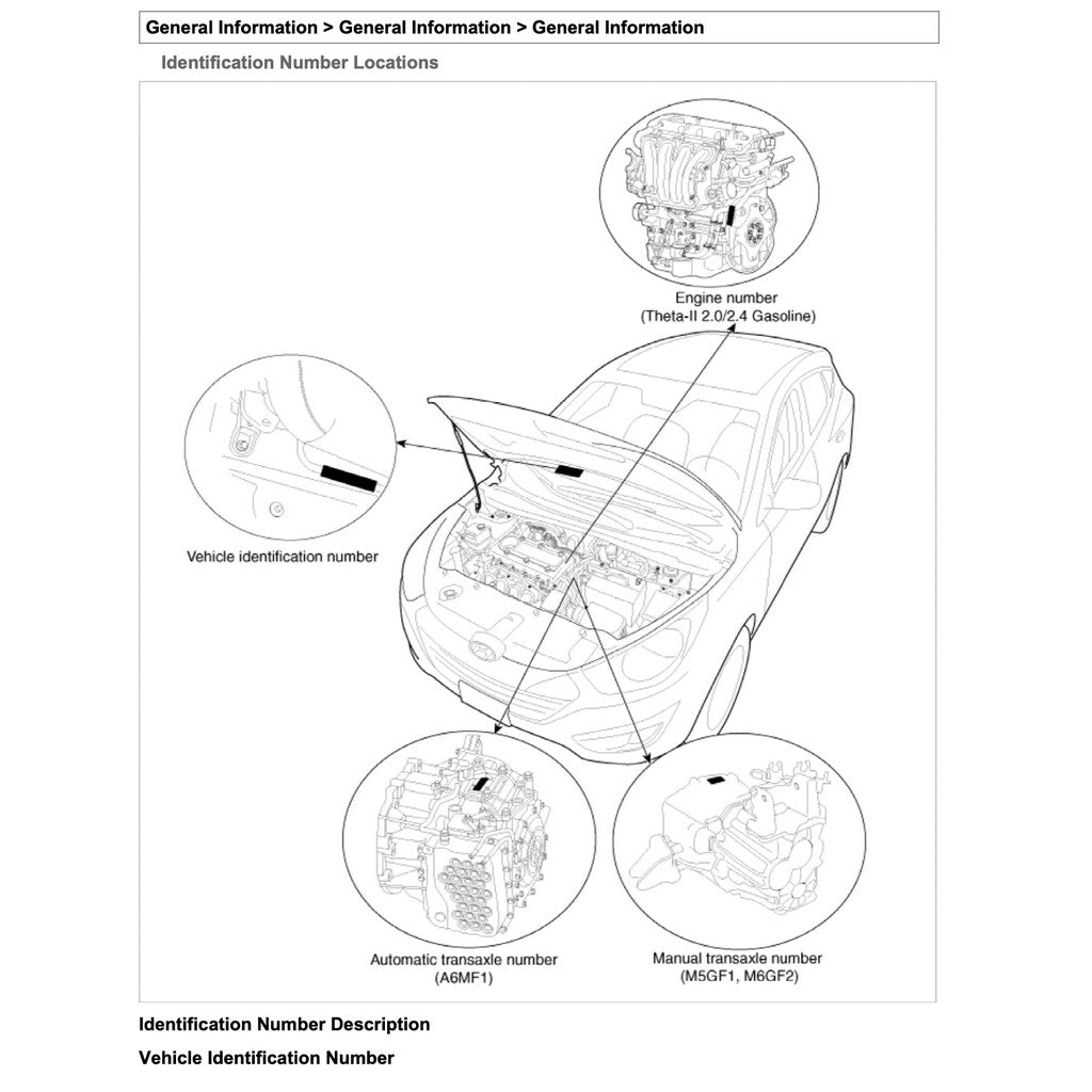 HYUNDAI TUCSON ix35 LM (2010-2015) SERVICE WORKSHOP MANUAL - Image 3
