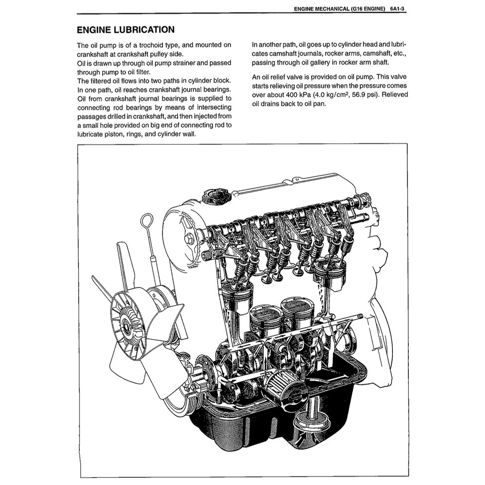 SUZUKI GRAND VITARA (1998-2005) SERVICE WORKSHOP MANUAL - Image 6