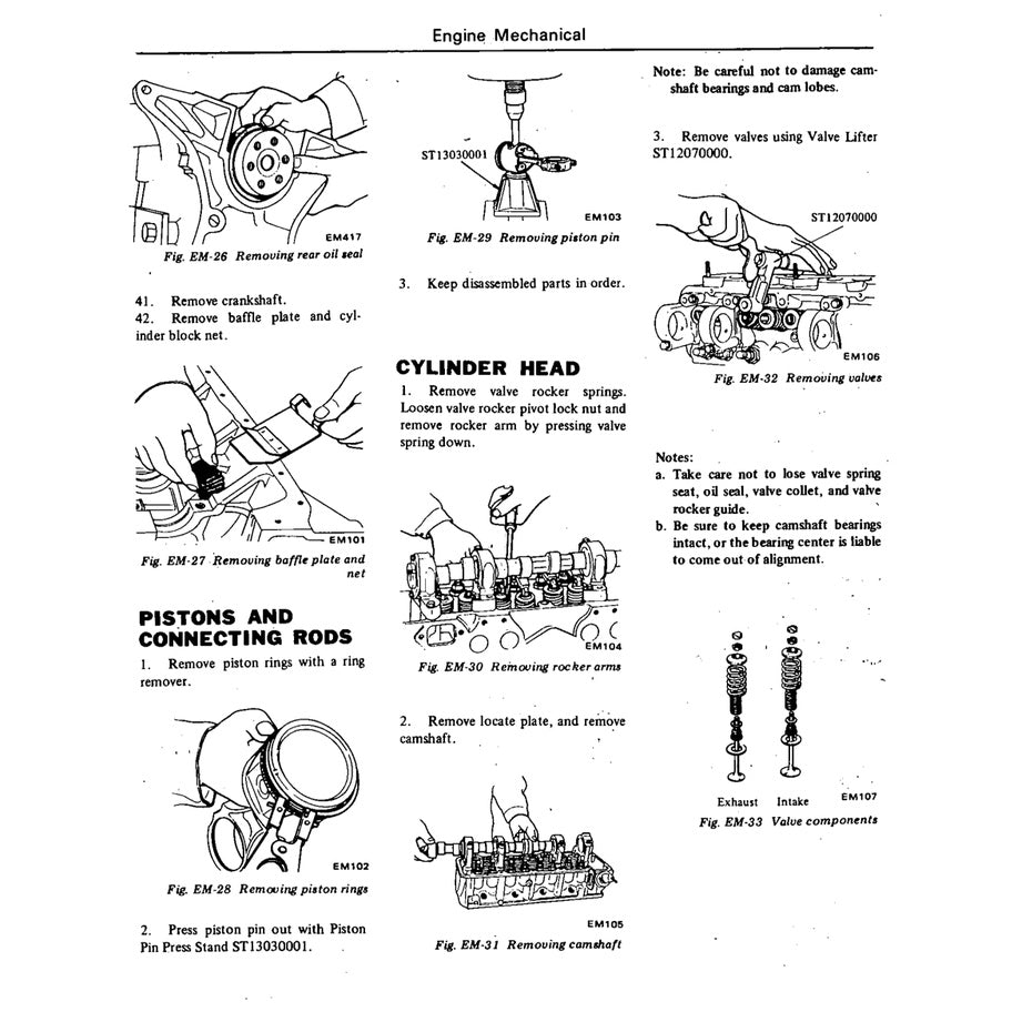 DATSUN PICKUP 620 (1972-1979) SERVICE WORKSHOP MANUAL - Image 4