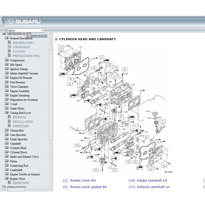 SUBARU LEVORG (2015-2020) SERVICE WORKSHOP MANUAL - Image 5