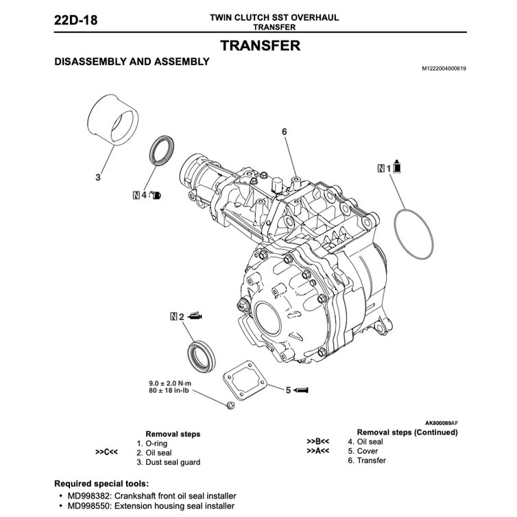 MITSUBISHI LANCER SPORTBACK (2010-2012) SERVICE WORKSHOP MANUAL - Image 6