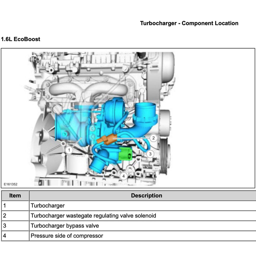 FORD FIESTA MK6 (2008-2016) SERVICE WORKSHOP MANUAL - 1.0L ECOBOOST / 1.6 ECOBOOST / 1.6L DURATEC TI-VCT - Image 5