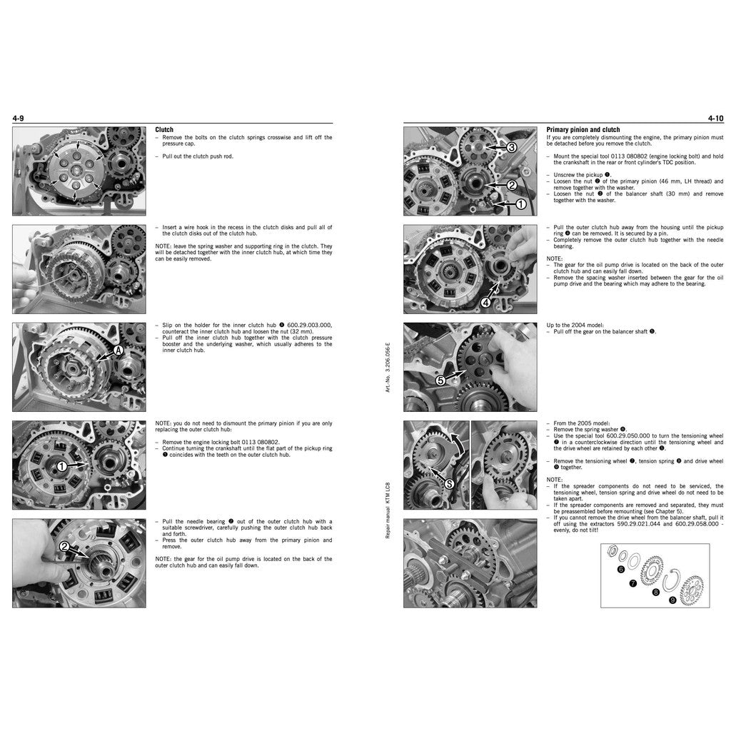 KTM 950/990 ADVENTURE (2003-2008) SERVICE REPAIR WORKSHOP MANUAL + PARTS CATALOGUE + OWNER'S MANUAL - Image 7
