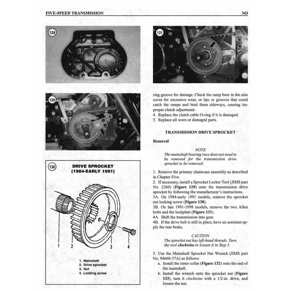 HARLEY DAVIDSON TOURING MODELS (1984-1998) SERVICE WORKSHOP MANUAL + PARTS CATALOGUE - Image 12