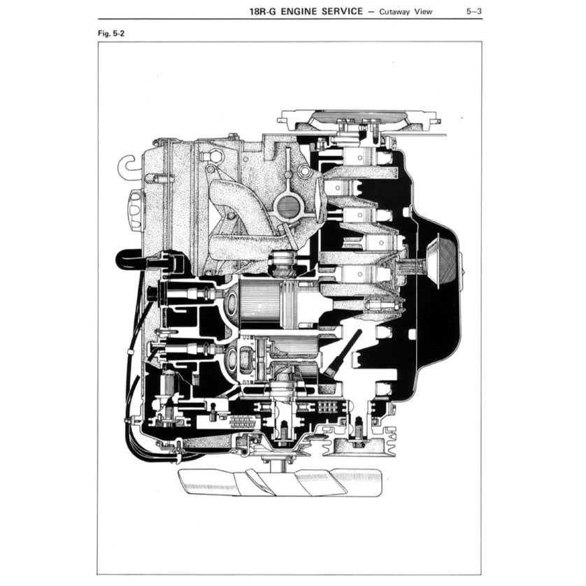 TOYOTA ENGINE 18R /18R-C/ 18R-G SERVICE WORKSHOP MANUAL - Image 7