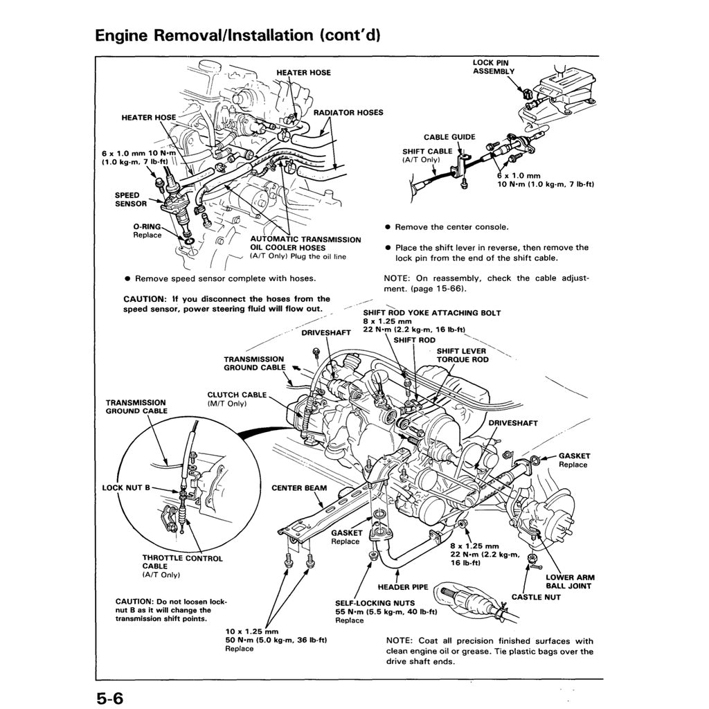 HONDA ACCORD 3 CA (1986-1989) SERVICE WORKSHOP MANUAL - Image 5