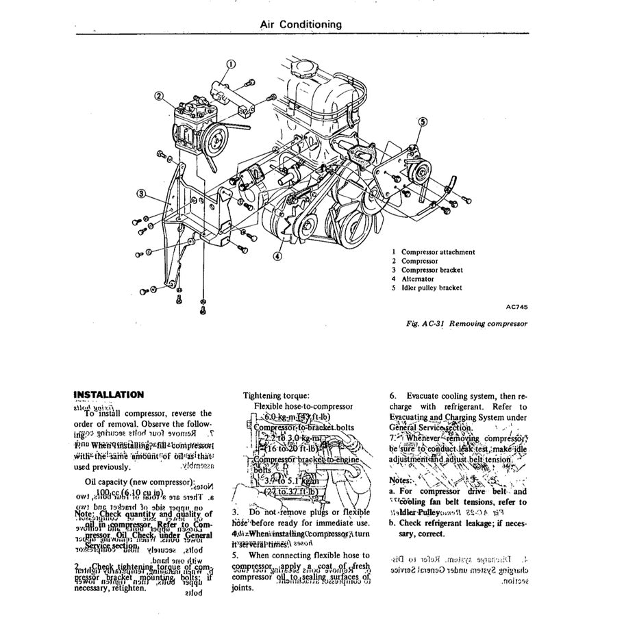 DATSUN PICKUP 620 (1972-1979) SERVICE WORKSHOP MANUAL - Image 10