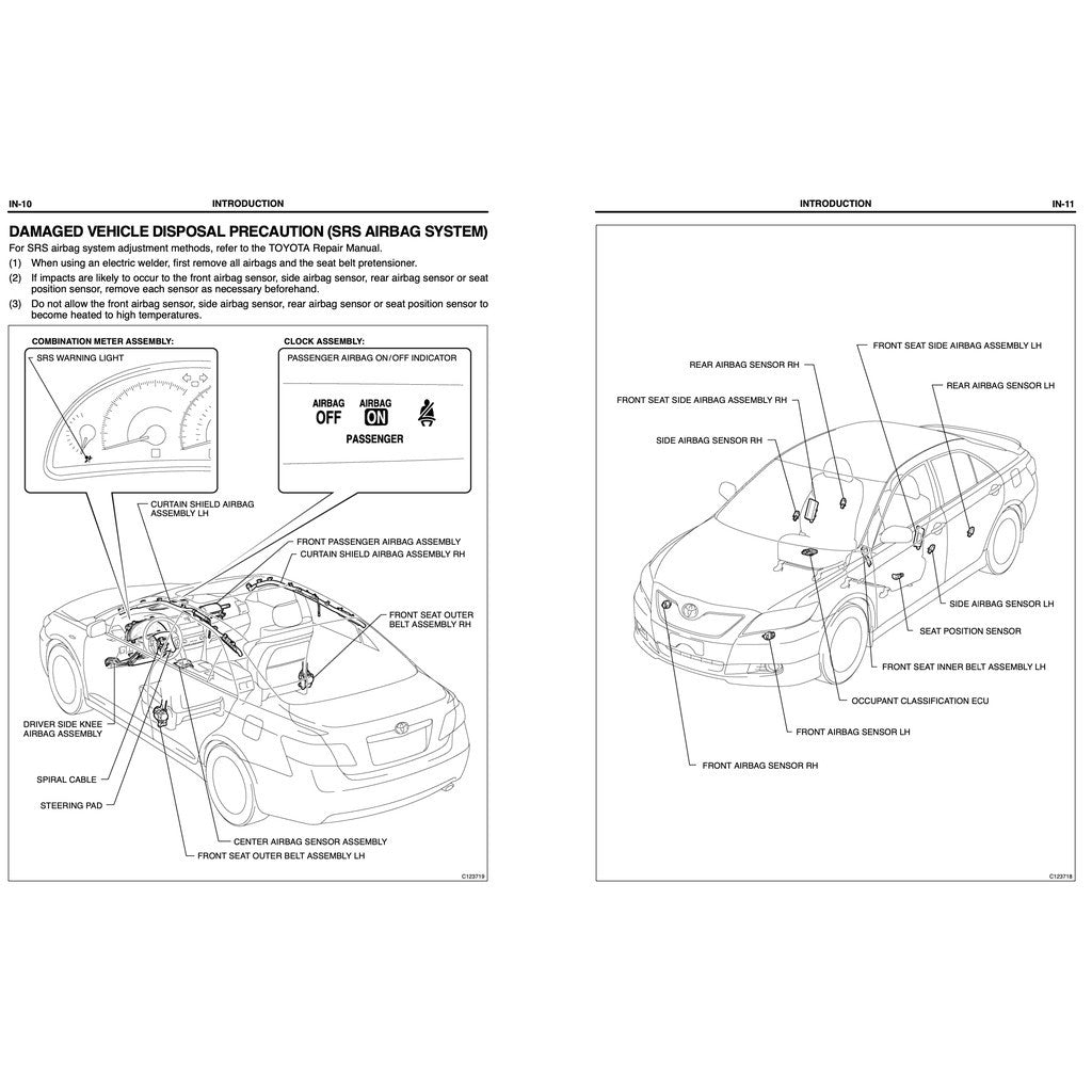 TOYOTA CAMRY ACV40 GSV40 (2006-2011) SERVICE REPAIR WORKSHOP MANUAL - Image 3