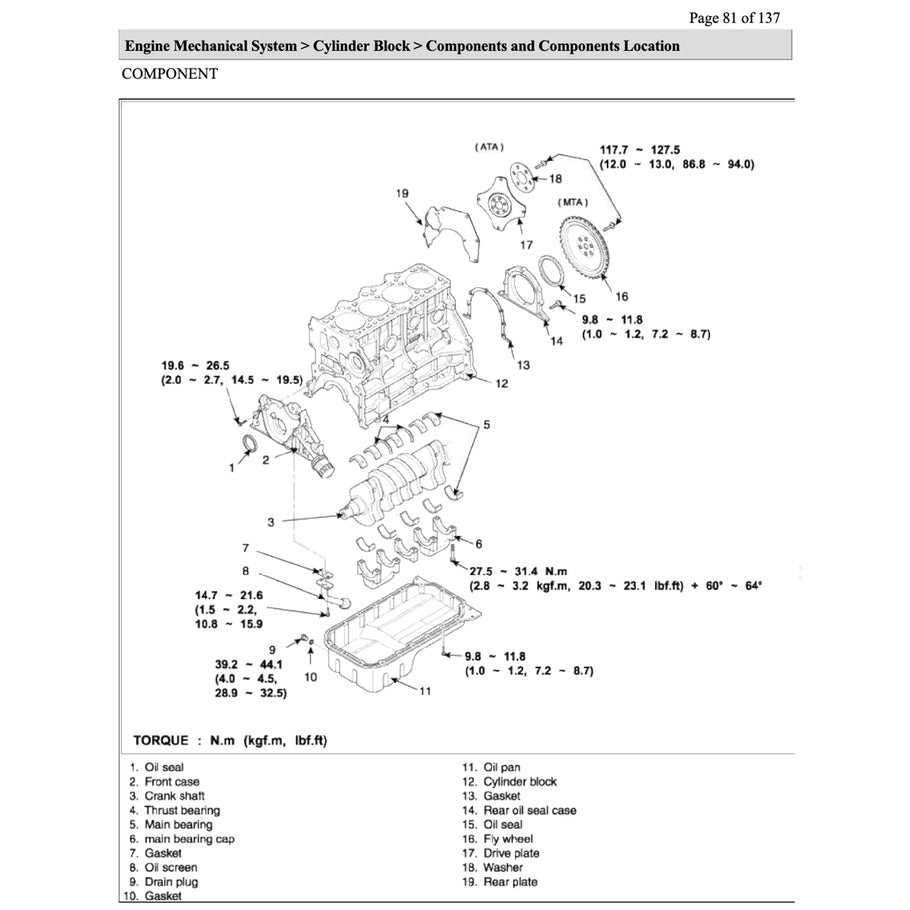 KIA SPORTAGE JE/KM (2005-2010) SERVICE WORKSHOP MANUAL - Image 4