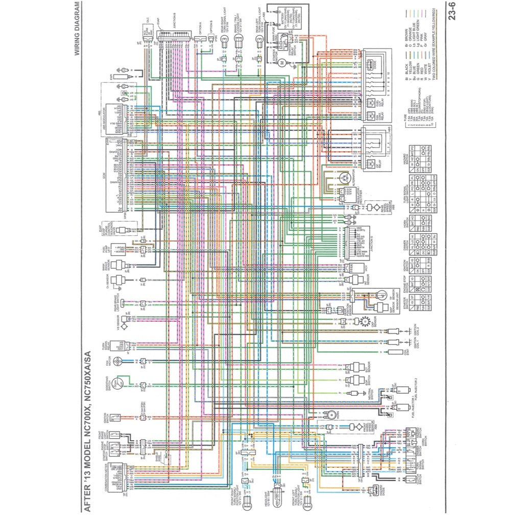HONDA NC700X/A/D / NC750X/A/D (2012-2024) SERVICE WORKSHOP MANUAL + PARTS CATALOGUE + OWNER'S MANUAL - Image 9