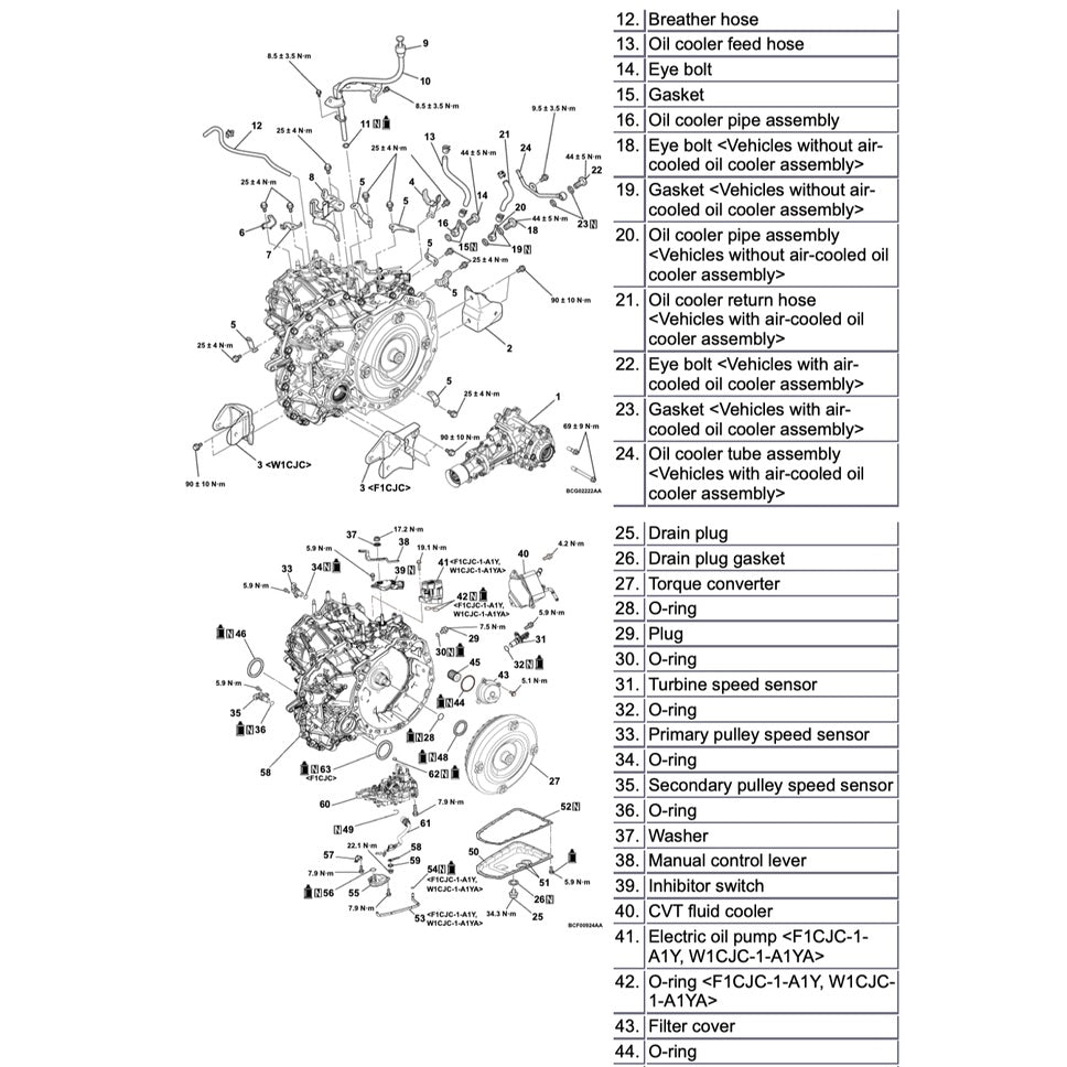 ASX MITSUBISHI ASX (2020-2022) SERVICE WORKSHOP MANUAL - Image 6