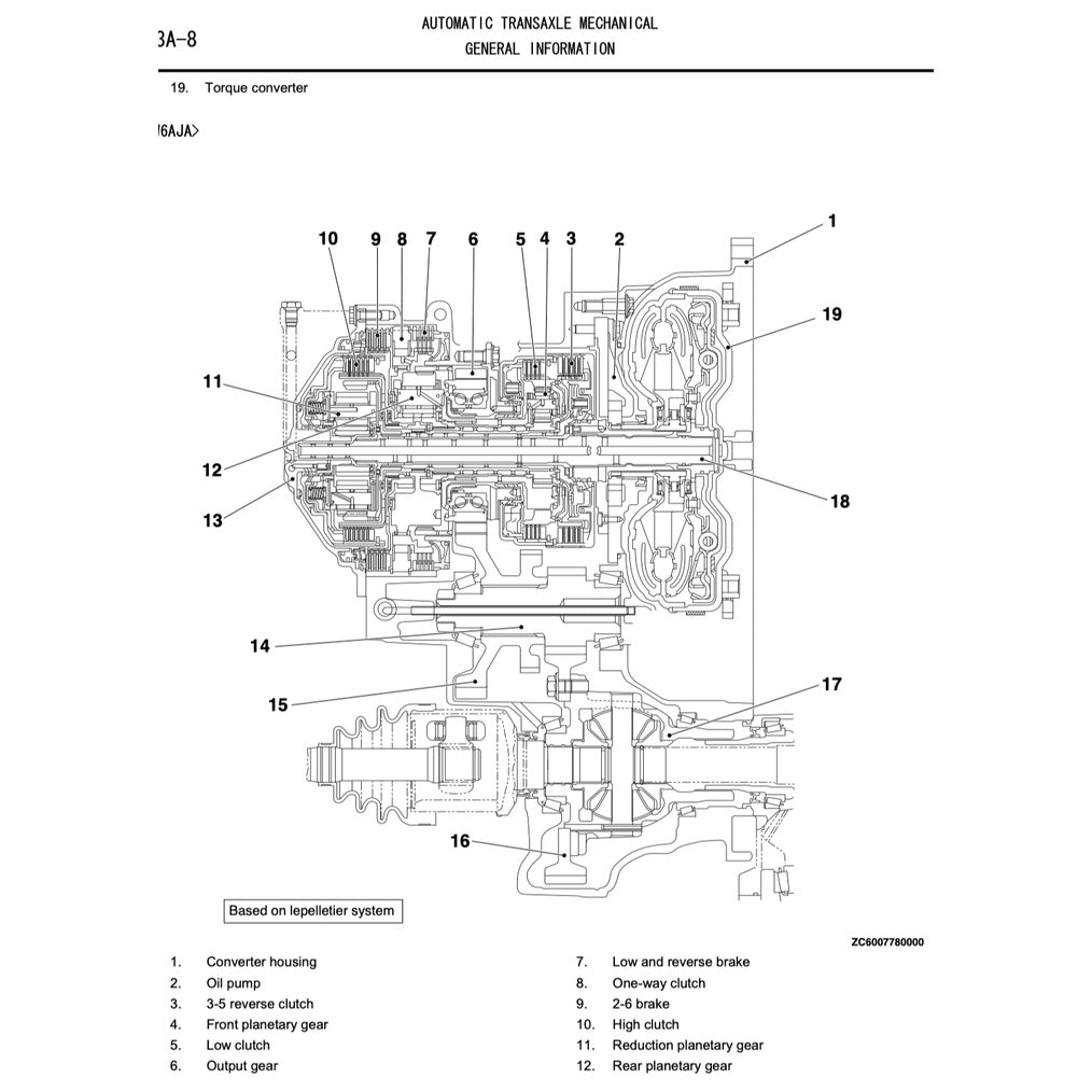 MITSUBISHI OUTLANDER II CW (2006-2012) SERVICE WORKSHOP MANUAL - Image 6
