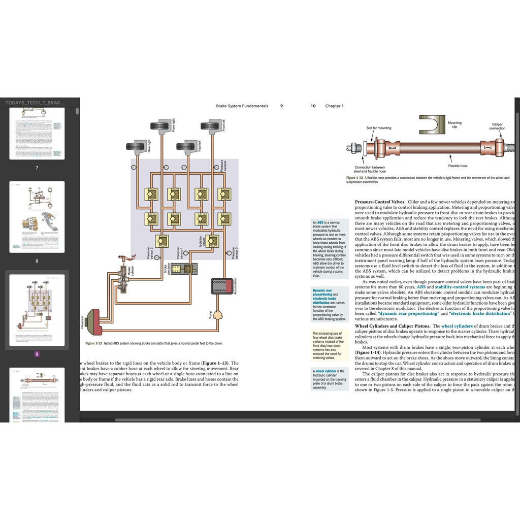 TODAY'S TECHNICIAN: AUTOMOTIVE BRAKE SYSTEMS - TRAINING & WORKSHOP MANUALS - Image 5