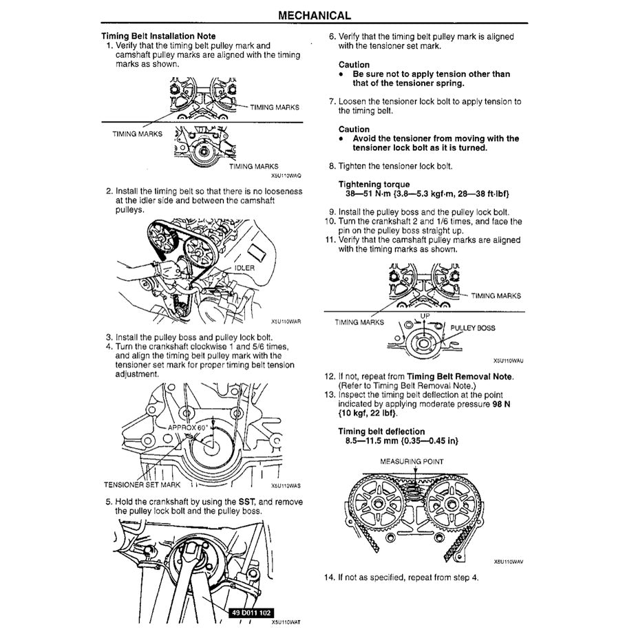 MAZDA MX-5 MIATA NB SERIES (1999-2004) SERVICE WORKSHOP MANUAL - Image 5