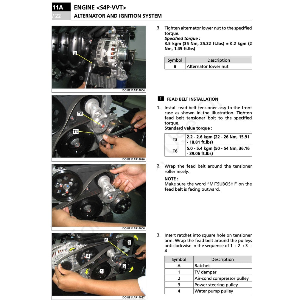 PROTON VVT (NFE) ENGINE 1.3L-1.6L SERVICE WORKSHOP MANUAL + ENGINE SYSTEMS WIRING DIAGRAM / IRIZ / PERSONA / SAGA - Image 4