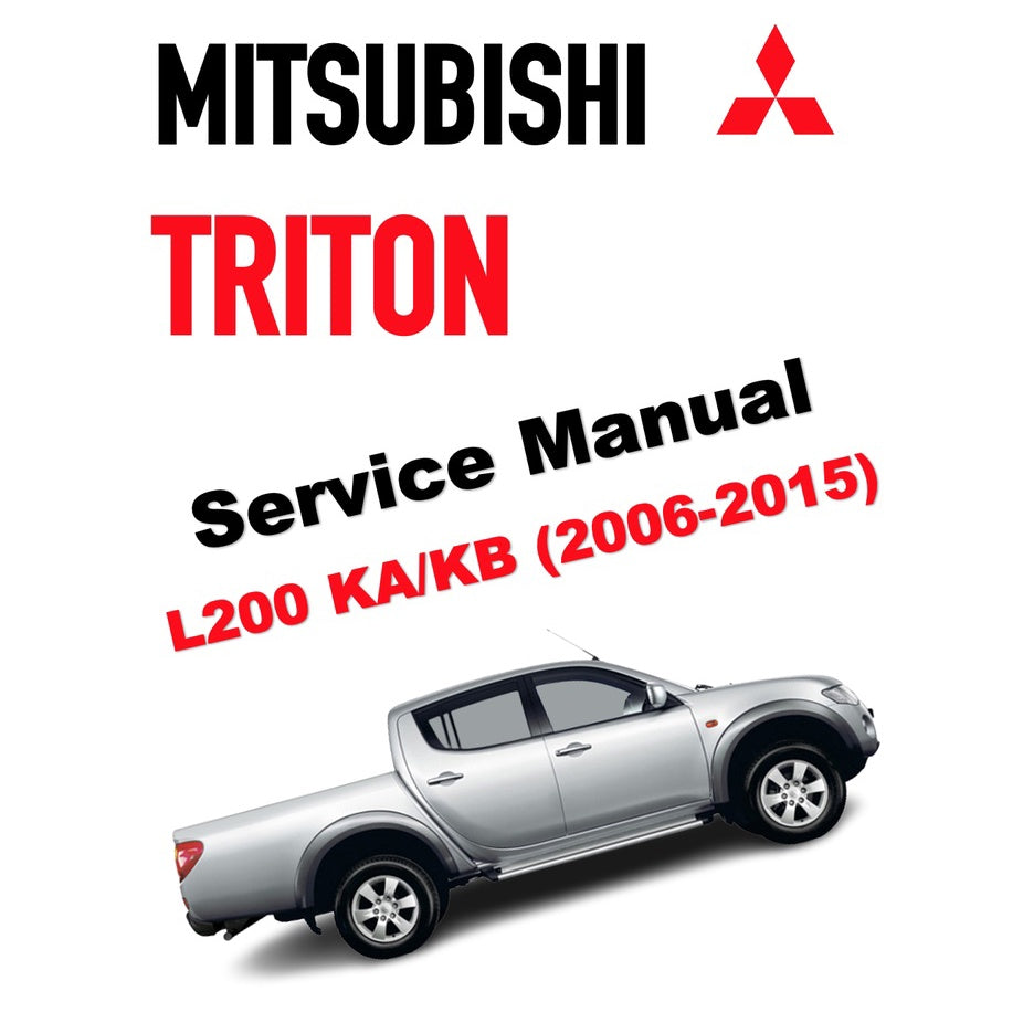 TRITON MITSUBISHI TRITON L200 KA/KB (2006-2015) SERVICE WORKSHOP MANUAL - Image 2