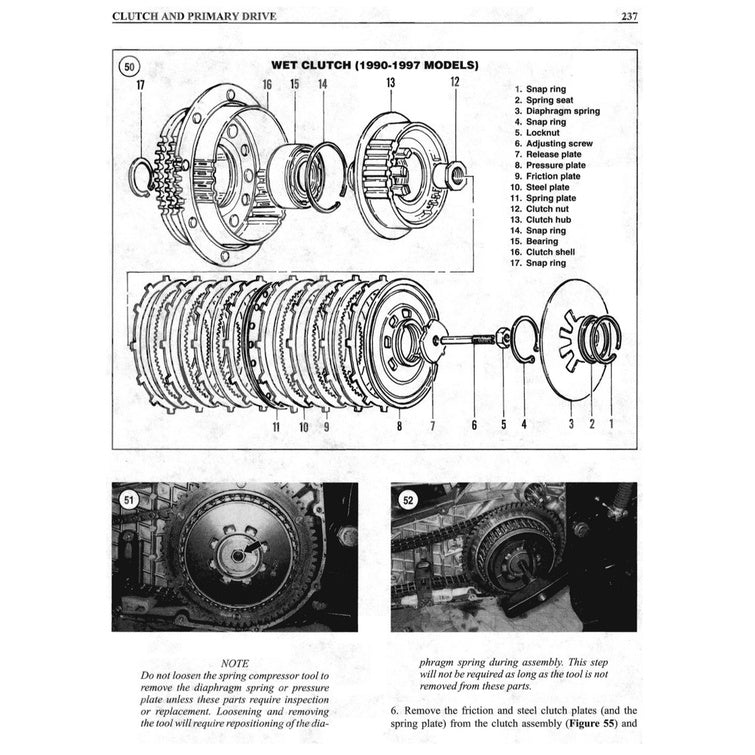 HARLEY-DAVIDSON FLH/FLT/FX (1984-1998) SERVICE WORKSHOP MANUAL - CLYMER - Image 6