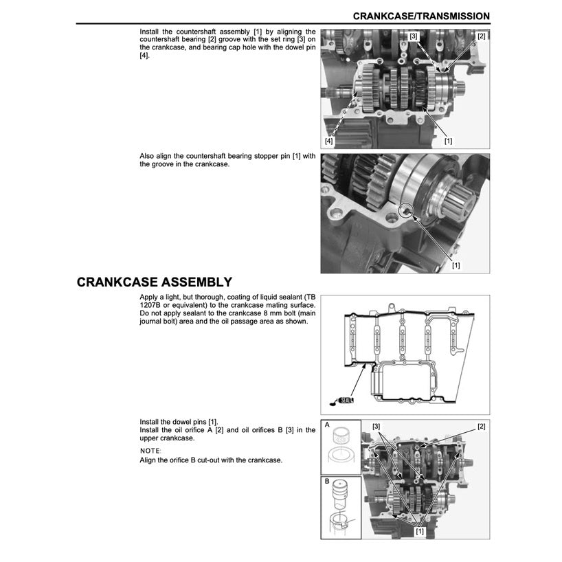 HONDA CBR600RR (2013-2019) SERVICE WORKSHOP MANUAL + PARTS CATALOGUE + OWNER'S MANUAL - Image 7