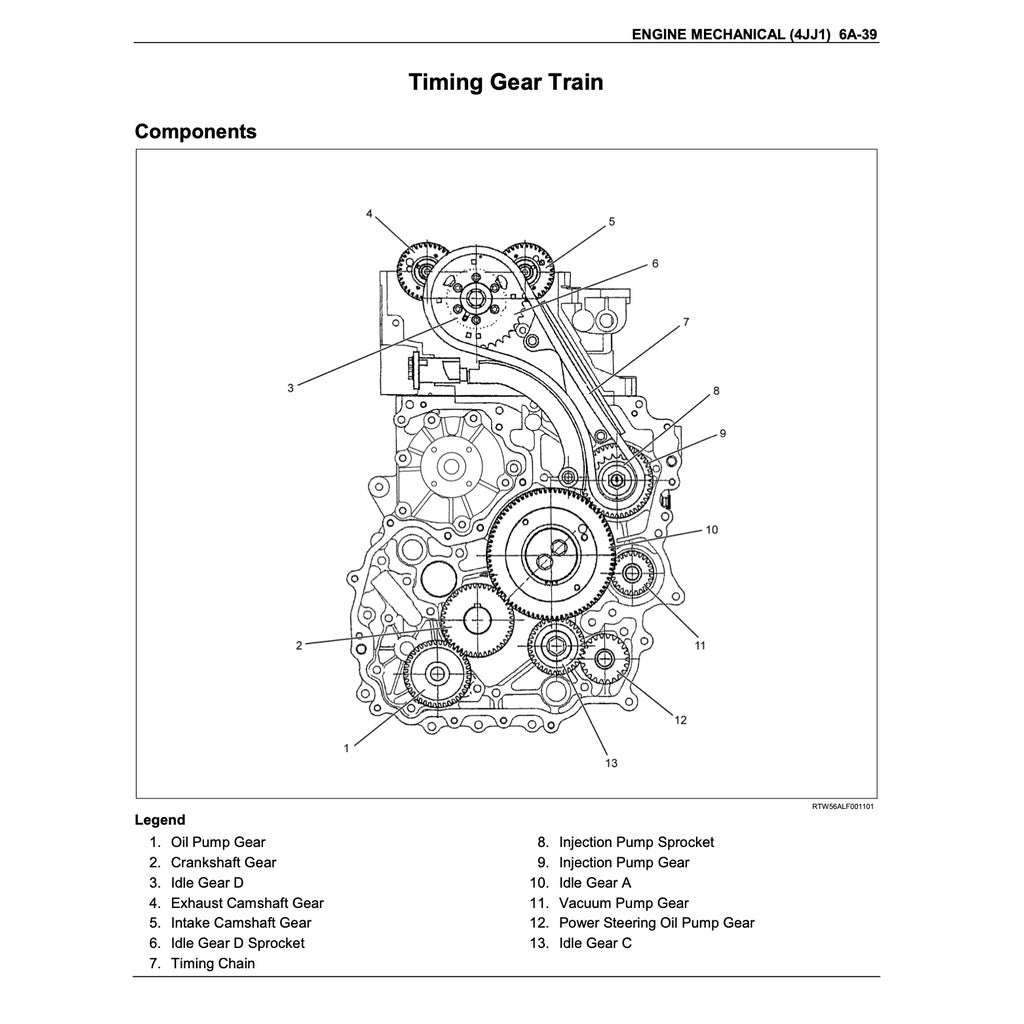 ISUZU ENGINE 4JJ1 SERVICE WORKSHOP MANUAL / ISUZU D-MAX - Image 4