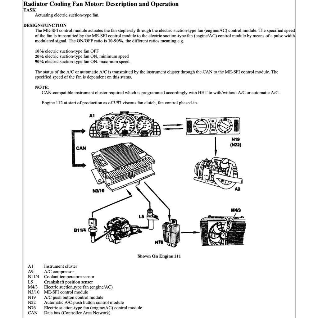 MERCEDES BENZ ENGINE M111 SERVICE REPAIR MANUAL - Image 3
