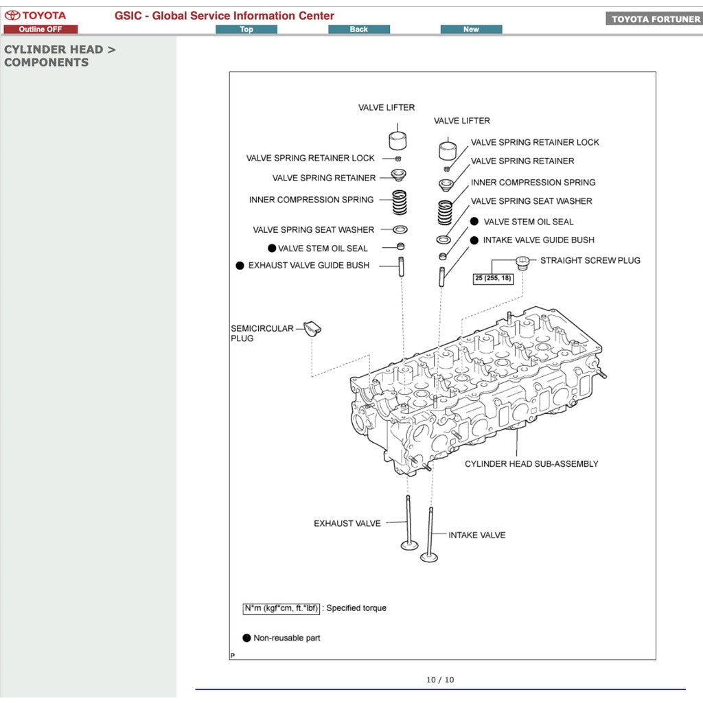 TOYOTA FORTUNER AN150/ AN160 (2015-2022) SERVICE WORKSHOP MANUAL - Image 5