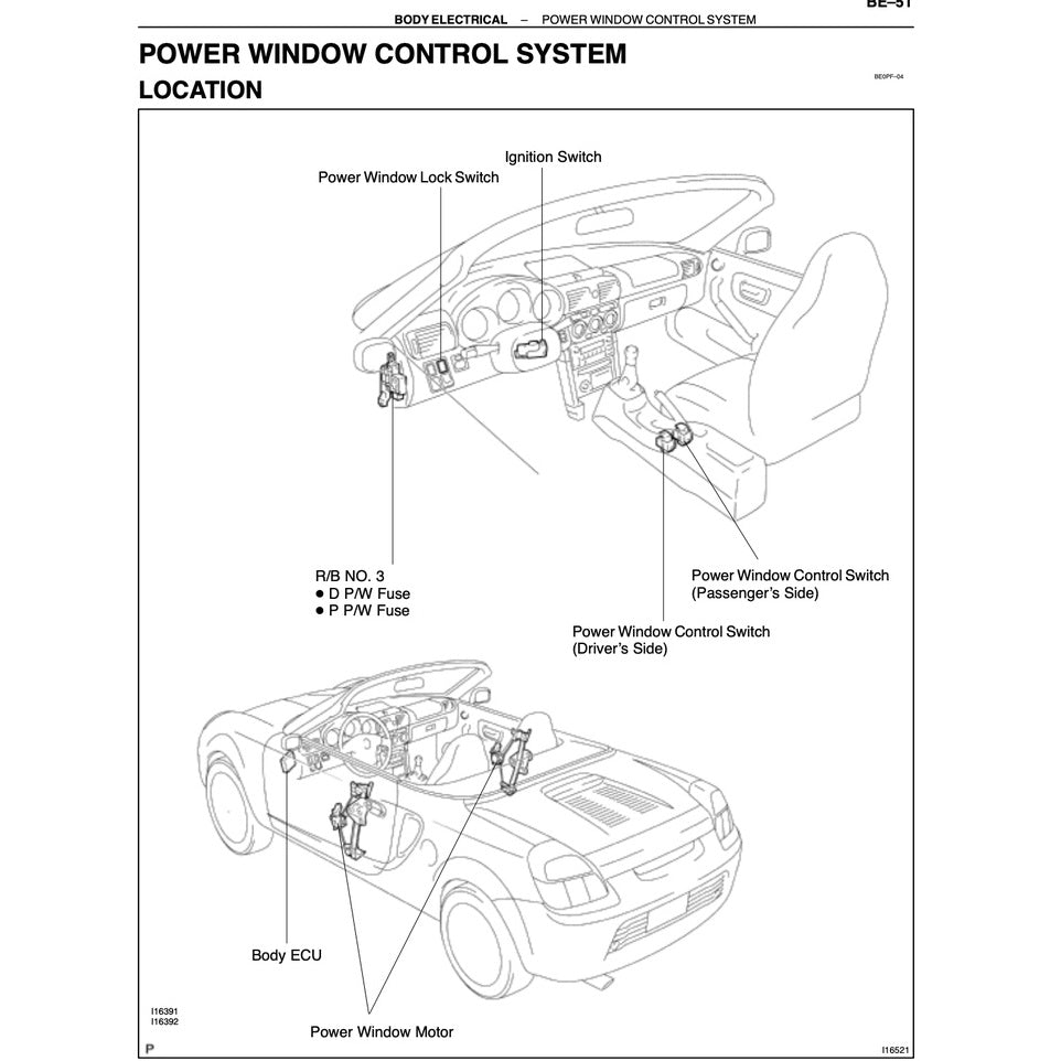 TOYOTA MR-2 SW30 - SPYDER (2000-2007) SERVICE WORKSHOP MANUAL - Image 7