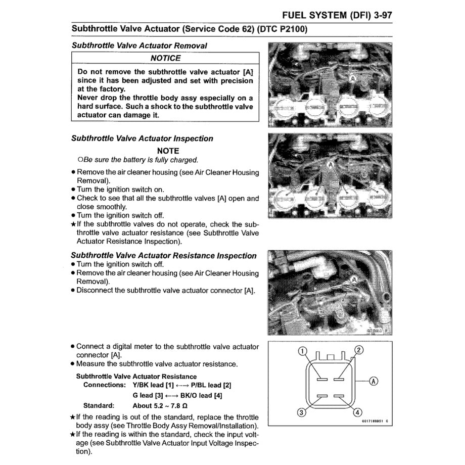 KAWASAKI Z900 ABS (2017+) SERVICE WORKSHOP MANUAL + PARTS CATALOGUE + OWNER'S MANUAL - Image 6