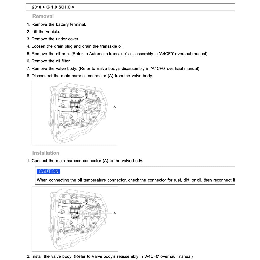 KIA PICANTO SA NAZA SURIA (2004-2011) SERVICE WORKSHOP MANUAL - Image 4