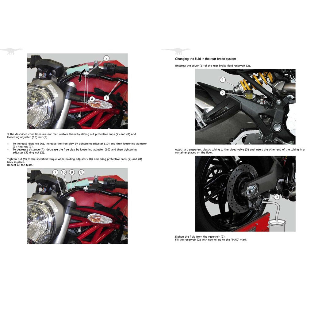 Ducati Monster 821 (2015-2020) SERVICE REPAIR WORKSHOP MANUAL + PARTS CATALOGUE + OWNER' MANUAL - Image 8