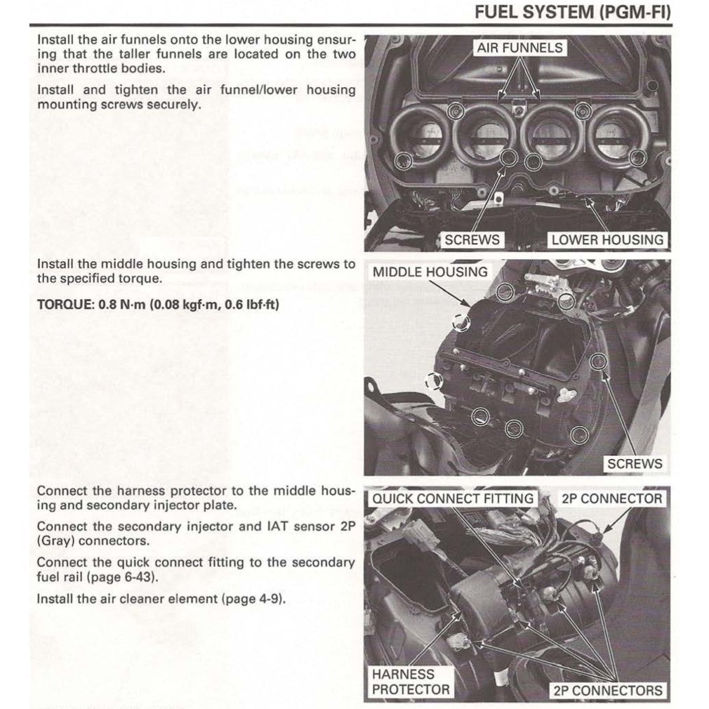 CBR1000RR HONDA CBR 1000 RR FIREBLADE (2008-2015) SERVICE REPAIR MANUAL + PARTS CATALOGUE + OWNER'S MANUAL - Image 6