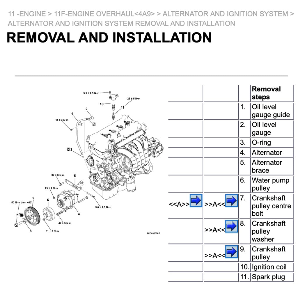 ASX MITSUBISHI ASX (2020-2022) SERVICE WORKSHOP MANUAL - Image 5