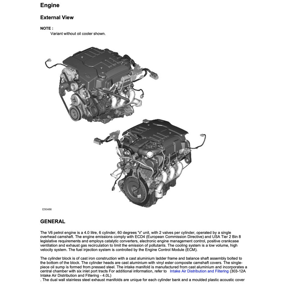 LAND ROVER DISCOVERY LR3 L319 (2004-2009) SERVICE WORKSHOP MANUAL - Image 3