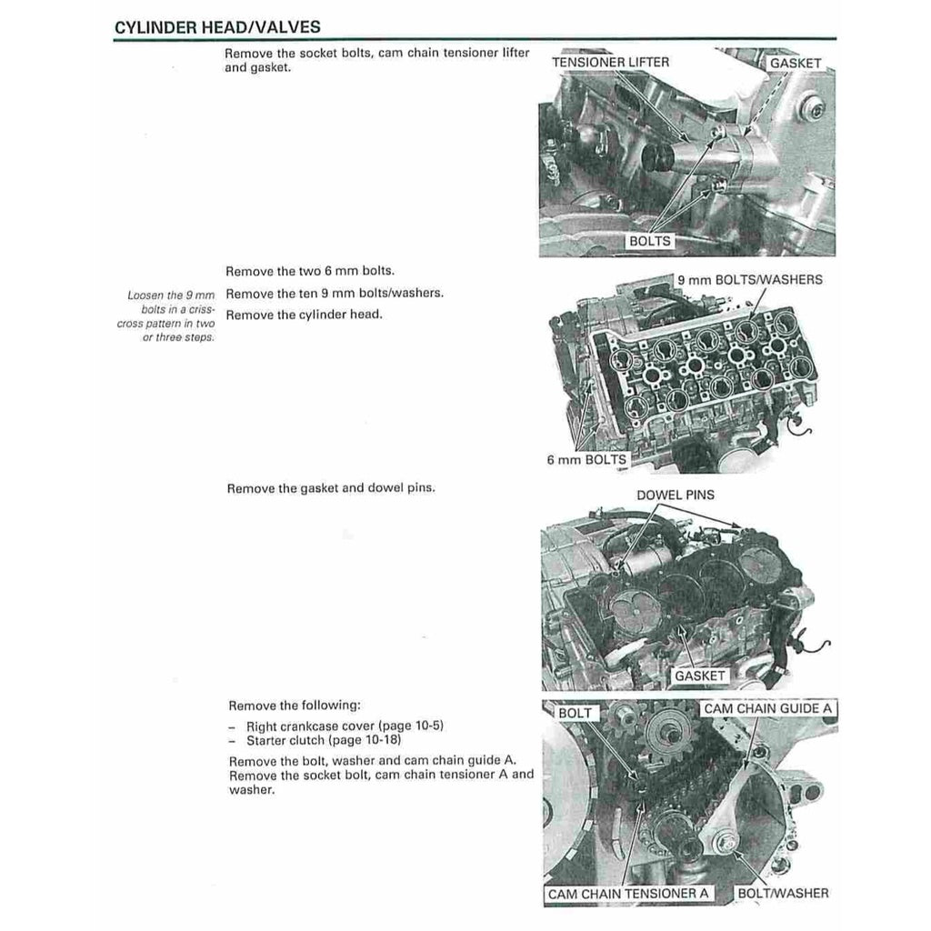 HONDA CBR600RR (2003-2006) SERVICE WORKSHOP MANUAL + PARTS CATALOGUE + OWNER'S MANUAL - CBR 600 RR - Image 6