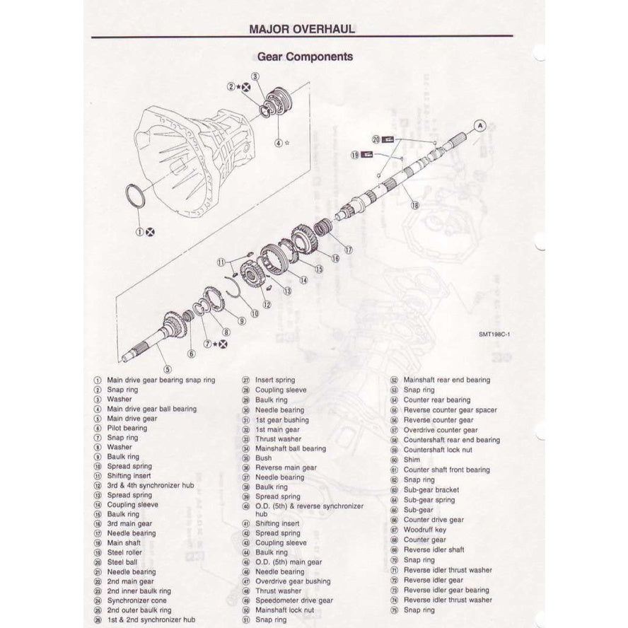 NISSAN SERENA C23 (1991-2001) SERVICE WORKSHOP MANUAL - Image 6