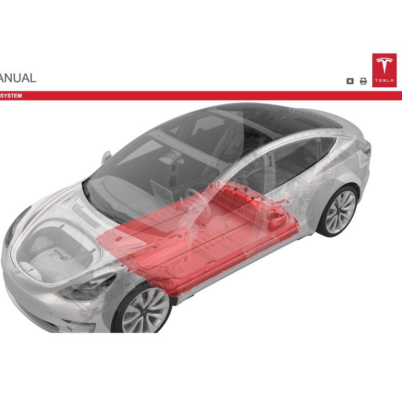TESLA MODEL 3 (2017+) SERVICE WORKSHOP MANUAL - Image 3